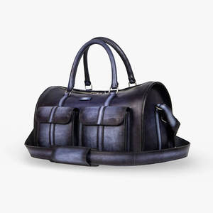 Sac polochon personnalisé en cuir véritable robuste sac de voyage unisexe de qualité supérieure sacs polochons élégants et décontractés de dernière conception - Product Image 4
