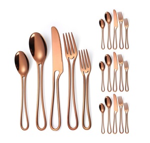 Ensemble de couverts en acier inoxydable de qualité supérieure, résistant à l'usure, couteaux, fourchettes, cuillères, pour la vente en gros, la décoration de fête et de la maison, prix bas - Product Image 1