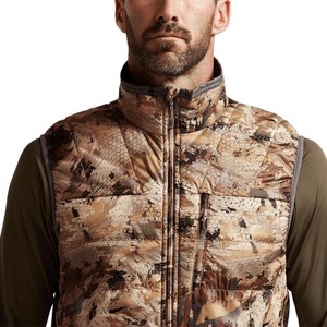 Venta al por mayor de diseño personalizado transpirable caza abajo chaleco ligero clima frío a prueba de viento Chaleco de caza para aves acuáticas - Product Image 5