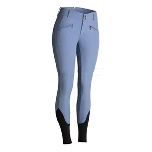 Women Equestrian Breeches High Waist <b>Full</b> Seat Riding Tights Anti <b>Slip</b> Horse Riding Leggings Skinny Fit Customized Packaging - Product Image 2