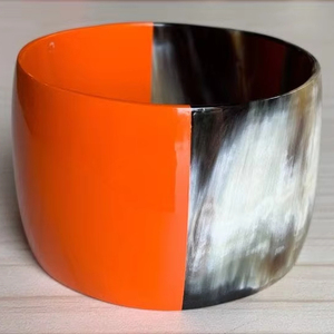 Nuevo diseño de búfalo de agua/vaca joyería cuerno brazalete con latón joyería de moda hecha a mano en la India - Product Image 1