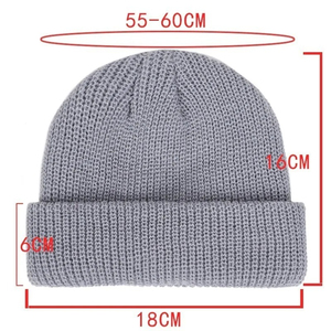 <b>Top</b> Selling Unisex Winter Knitted Beanie Caps Customizable Logo Stretch <b>Hat</b> Cartoon Pattern Beanie Cap for <b>Women</b> Men 2026 - Product Image 1