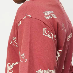 T-shirts pour hommes fabriqués sur mesure en coton de qualité supérieure avec impression sérigraphique, doux, respirant et parfaits pour les tenues décontractées ou streetwear. - Product Image 6