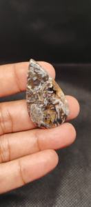 Agate brune naturelle turque, cabochon, pierre précieuse pour la fabrication de bijoux |   Pierres d'agate polies en gros - Product Image 4