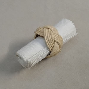 Ensemble de ronds à serviette en résine multicolore de la meilleure conception Vaisselle multiforme pour la maison et le restaurant Cuisine Nouveau style de vaisselle - Product Image 3