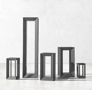 Hot Sale Luxury Metal Glass <b>Candlestick</b> <b>Holder</b> with Handles Handmade Home Garden Decorative Lanterns - Product Image 5