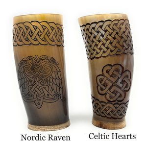 แก้วดื่มฮอร์นไวกิ้งนอร์สของแท้ทำมือแตรแตรแบบธรรมชาติงานทำมือสำหรับเบียร์และมี้ดโคอิซาแพ - Product Image 3