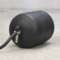 Kit de bouchons d'étanchéité cylindriques gonflables en caoutchouc naturel pour tuyaux de drainage, 2, 3 et 4 pouces