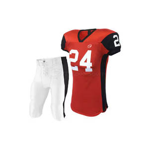 ชุดยูนิฟอร์มอเมริกันฟุตบอลชายขายตรงจากโรงงาน ไซส์พลัส ปรับแต่งได้ เสื้อผ้ากีฬาระบายอากาศ แห้งเร็ว แบบขาสั้น - Product Image 6