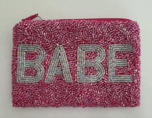 Handmade Green Beaded Coin Purse with Heart & GOLF Design | Zipper Closure Small Pouch for Women, Girls, <b>Gifts</b> & <b>Travel</b> Use - Product Image 5