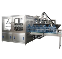 Ligne de remplissage automatique de bouteilles d'eau pure de table 3 en 1 de 5 litres, machine de bouchage et de mise en bouteille, machine de remplissage d'eau en bouteille