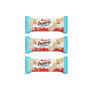Kinderr Bueno Milk Chocolate <b>Bars</b> With Crispy Wafer And Creamy Filling In 48 Count Cases For Cash And Carry Wholesale Clubs - Product Image 2