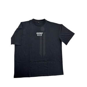 Camisetas de manga corta lisas informales de estilo personalizado para hombre, camisetas de talla grande de algodón 100% a la venta - Product Image 3