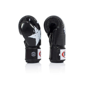 Gants de boxe de haute qualité en cuir véritable avec protection UV complète des doigts, sangle de poignet réglable antidérapante à boucle auto-agrippante - Product Image 4