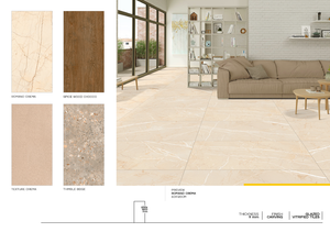 Vente chaude Design moderne 600x1200 Carreaux de sol en porcelaine Dernière collection pour carreaux décoratifs pour la maison et le bureau - Product Image 4