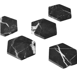 Posavasos de mármol clásicos para té, café, vino, mesa y cocina, decoración y accesorios de mesa de Metal - Product Image 3