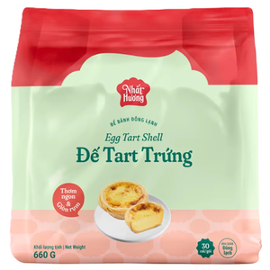 Fournisseur d'exportation en gros, livraison rapide, OEM/ODM, HALAL, pâtisserie de haute qualité, dessert, tartelette aux œufs portugaise surgelée, non cuite, 660G - Product Image 1