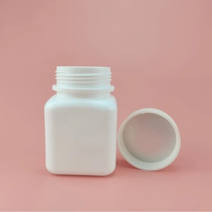 กล่องยา HDPE ทรงสี่เหลี่ยมขนาด60มล. ขวดยาพลาสติกสำหรับยา - Product Image 4