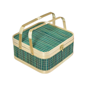 สินค้าขายดีสุดชิค & สีเขียว: กระเช้าของขวัญไม้ไผ่เพื่อสัมผัสธรรมชาติที่มีคุณภาพสูง - Product Image 1