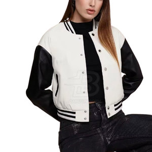 Fabricante de Pakistán, chaqueta Letterman para mujer, superventas, chaqueta Letterman para mujer, chaqueta de invierno Letterman con logotipo personalizado para mujer - Product Image 1