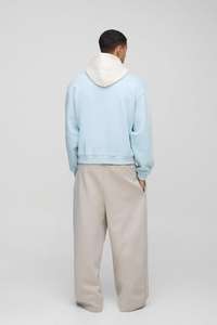 New Wholesale ERD Print Hoodies Hip Hop Streetwear Sweatshirts Heavyweight 100% Cotton Oversized Street Men's <b>Hoodie</b> Sweatshirts - Product Image 2