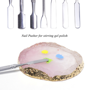 Pousse-cuticules de haute qualité avec logo personnalisé, embouts en acier inoxydable, pousse-cuticules personnalisés et de haute qualité - Product Image 2