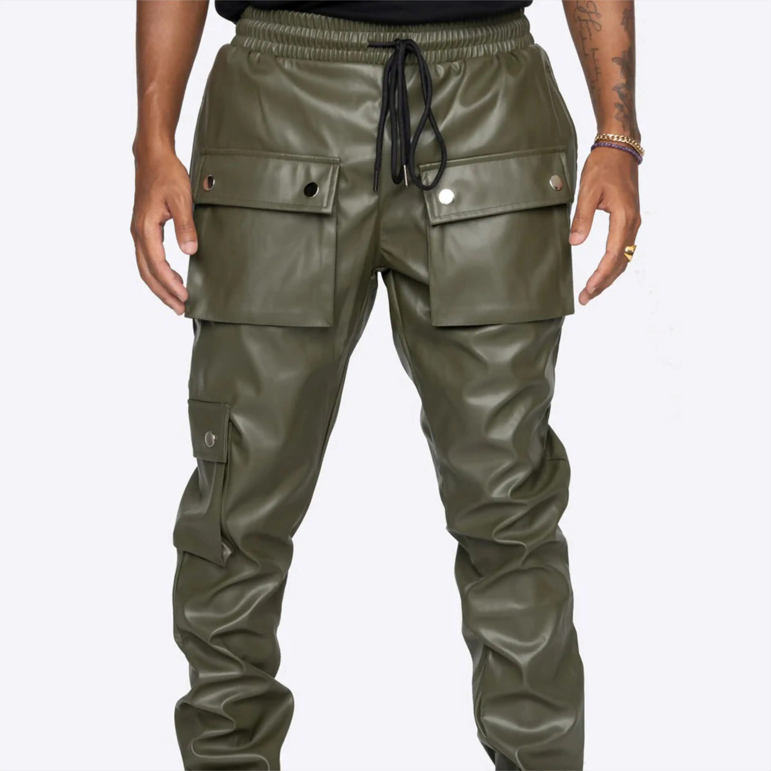 Прочные мужские брюки-карго-удобные и стильные брюки с несколькими карманами для уличной и повседневной одежды