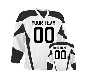 Maillot de hockey sur glace personnalisé 240g à manches longues réversible et respirant pour hommes - Product Image 2