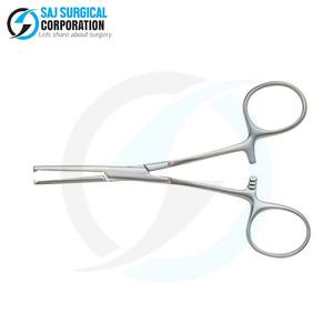 Fórceps de arteria Kocher de acero alemán profesional Premium, diseño resistente para hemostasia y sujeción de tejidos en cirugía general - Product Image 2