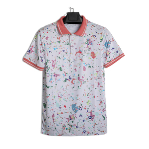 <b>Men</b> Turn Down <b>Collar</b> Short Sleeve Sublimation Polo <b>Shirts</b> Good Quality Polyester Moisture Wicking <b>Men</b> Sublimation Polo <b>Shirts</b> - Product Image 5