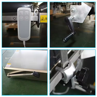 Table d'opération ophtalmique électrique 2026, table de chirurgie oculaire à faible hauteur 560 mm pour hôpital et clinique, en acier inoxydable 304