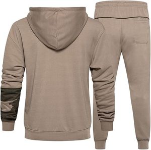 Chándal atlético con capucha de alta calidad para hombre, informal, con cremallera completa, ligero, transpirable, de secado rápido, chándal para correr, salón de invierno - Product Image 2