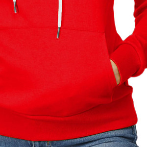 Femmes de haute qualité pull à capuche goutte épaule tricoté polaire manteau solide pull avec capuche grande taille sweats à capuche pour femme - Product Image 3
