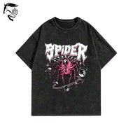 Camiseta de Manga Corta para Hombre, Cuello Redondo, Corte Regular, de Alta Calidad, Verano, Casual, Ecológica, Transpirable, de Secado Rápido, con Lavado Ácido