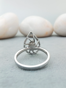 Bague fantaisie personnalisée en or 4 carats 14 carats 18 carats ovale de fiançailles VVS Moissanite de mariage avec diamant 100% satisfaction garantie - Product Image 4