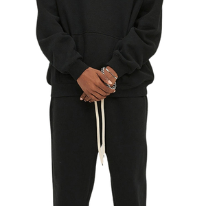Conjunto de Sudadera con Capucha y Pantalones Deportivos Color Block para Hombre, Ropa Deportiva Holgada de Primera Calidad, Estilo Urbano Moderno - Product Image 5