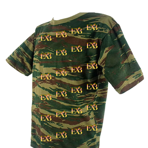 OEM Camouflage Pattern Short Sleeve <b>T</b>-<b>Shirt</b> Breathable Woven Fabric Anti-Static for <b>Summer</b> Winter Sports Training Clothing - Product Image 6