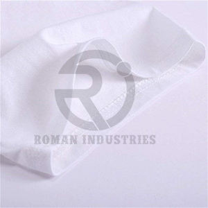 160 GSM <b>Men's</b> <b>White</b> Wholesale OEM Logo Blank Customize Plain Blank 100% Cotton Short Sleeve <b>t</b> <b>Shirts</b> - Product Image 4