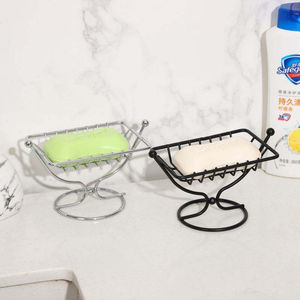 Vintage Wrought Iron Waterproof Modern <b>Soap</b> <b>Dish</b> in Silver Finish Perfect for Hotels Villas Homes Bathrooms Usage - Product Image 4