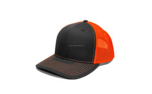 Sombrero de camionero de malla naranja de alta calidad, estilo deportivo, gorra de Ciclismo de verano a la moda para viajes informales al aire libre, carbón - Product Image 2