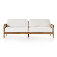 Moderno al aire libre ratán teca sillón sofá para jardín y hoteles Patio o parque muebles de estar