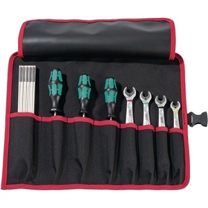 Bolsa de Herramientas de Nailon con 8 Cajones, B410xH330mm, Negro/Rojo, PARAT Werkzeugrolltasche - Product Image 1
