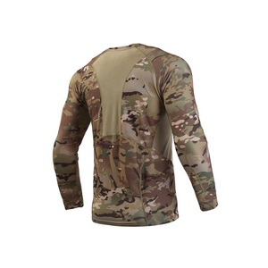 Maillot de chasse camouflage de qualité supérieure à manches longues pour hommes maillot de chasse imprimé camouflage uni pour homme - Product Image 2