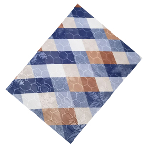 Tapis Shufu Grand Format Brillant Design Abstrait Moderne en Polyester Premium Antidérapant à Poils Moyens Lavable en Machine pour la Maison - Product Image 1