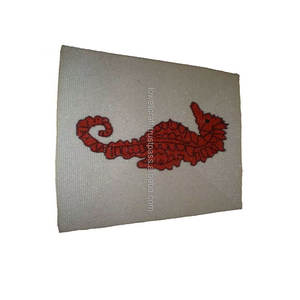 Juego de 6 Posavasos de Cuero con Protección Antiderrames, Diseño Duradero Antideslizante, Posavasos Decorativos con Cuentas para Mesa y Escritorio - Product Image 1