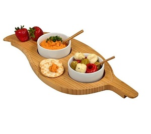 Plateau de service en bois de manguier fabriqué en usine en Inde, plaque supérieure de table, fabricant de gros pour le service des aliments - Product Image 1