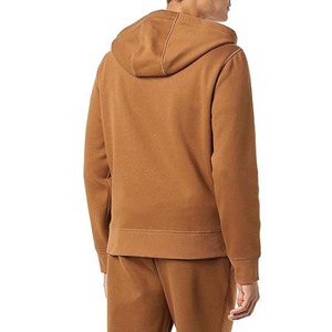 Sudadera con Capucha de Invierno Gruesa de Fábrica, Bordada, con Estampado Digital, Lisa, con Doble Cremallera, de Felpa, Corte Regular - Product Image 2