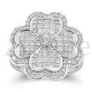 Joyería de Hip Hop de lujo de Plata de Ley 925 más vendida para hombres y mujeres VVS Clarity Moissanite Diamond Ring para ropa de fiesta - Product Image 1