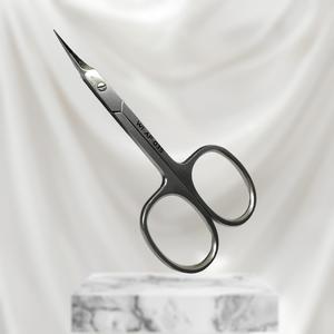 Ciseaux à cuticules classiques de la série Pro, lame en acier inoxydable super tranchante, fabriqués à la main pour les soins des ongles, beauté, OEM - Product Image 3