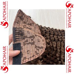 กิ๊บต่อผมหางม้าสำหรับต่อ,ผมต่อแบบผมสีน้ำตาลเข้มหยิก - Product Image 2